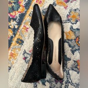 Carolinna Espinosa Black Cut out flats
